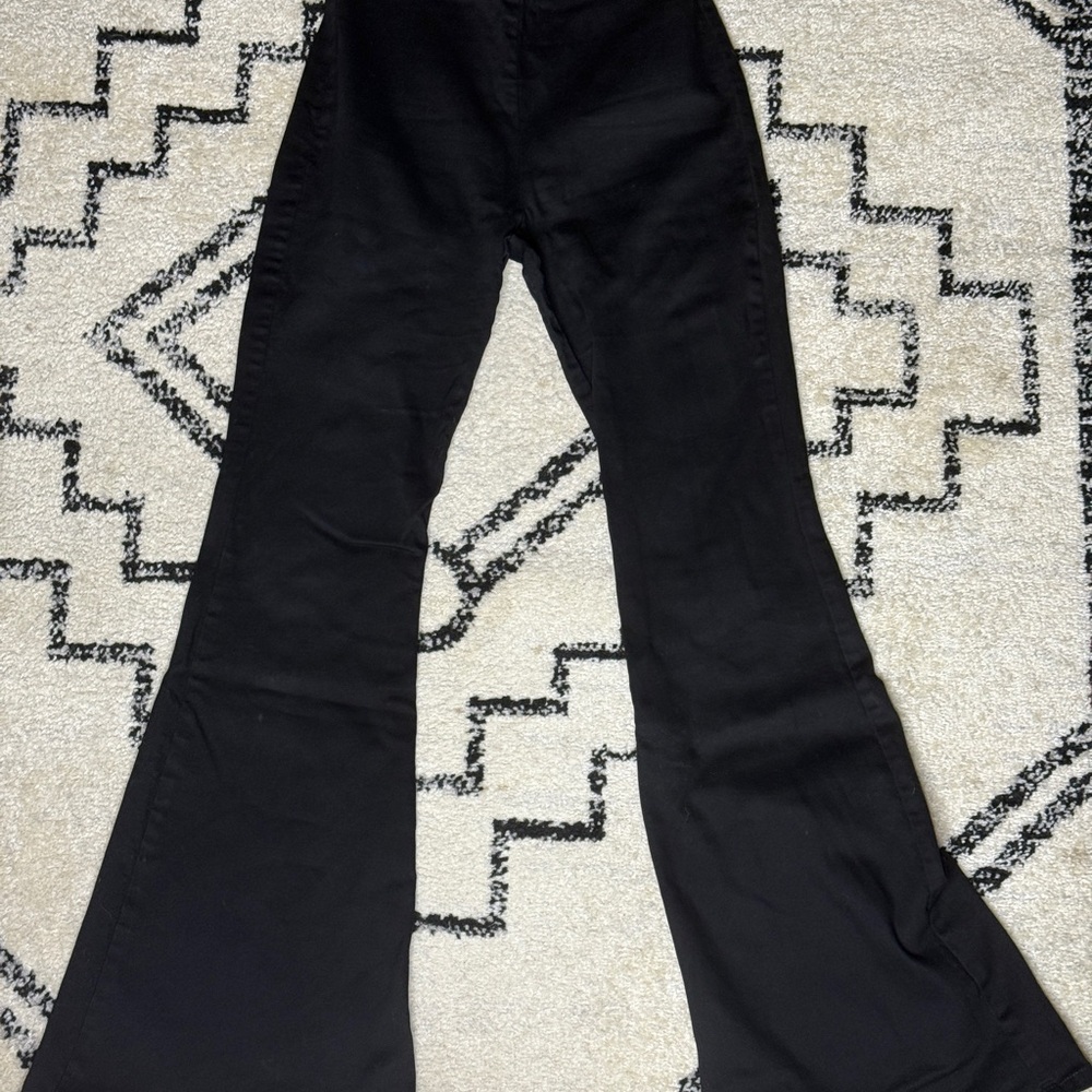 Black Bell Bottom Jeans